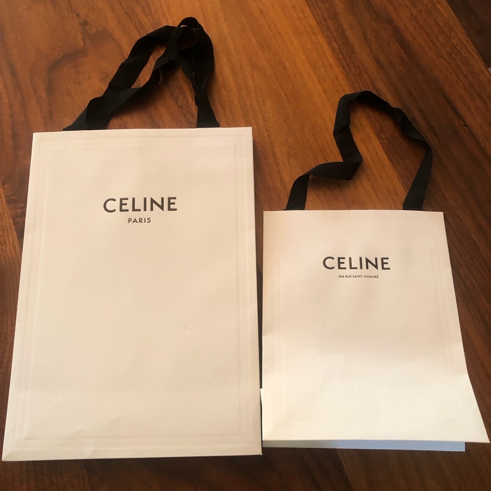 Celine Paper Retail Shopping Bags (2)